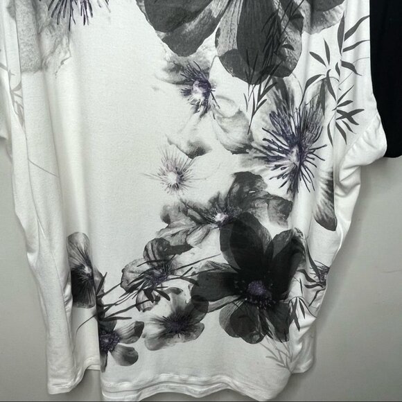 SIZE 1x Addition Elle Michel Studio Floral Top - Picture 5 of 8